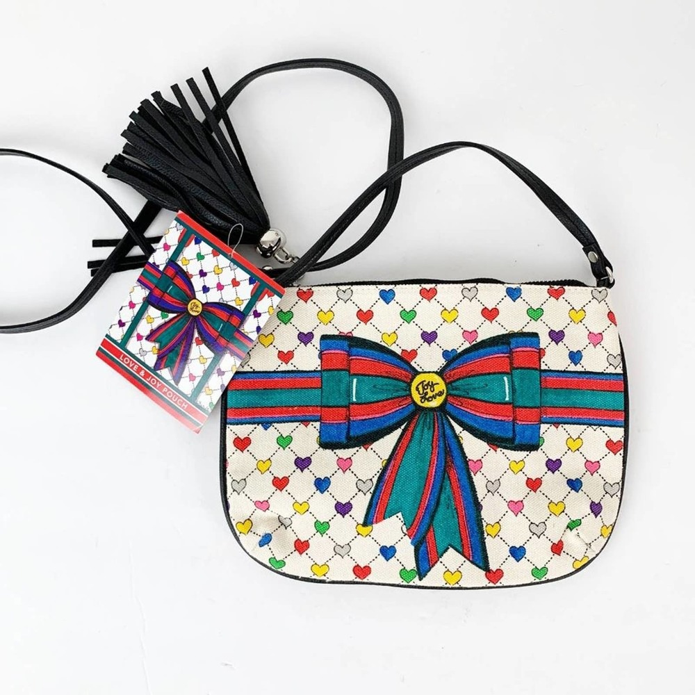 Brighton Women's Heart Graphic Crossbody Bag NWT